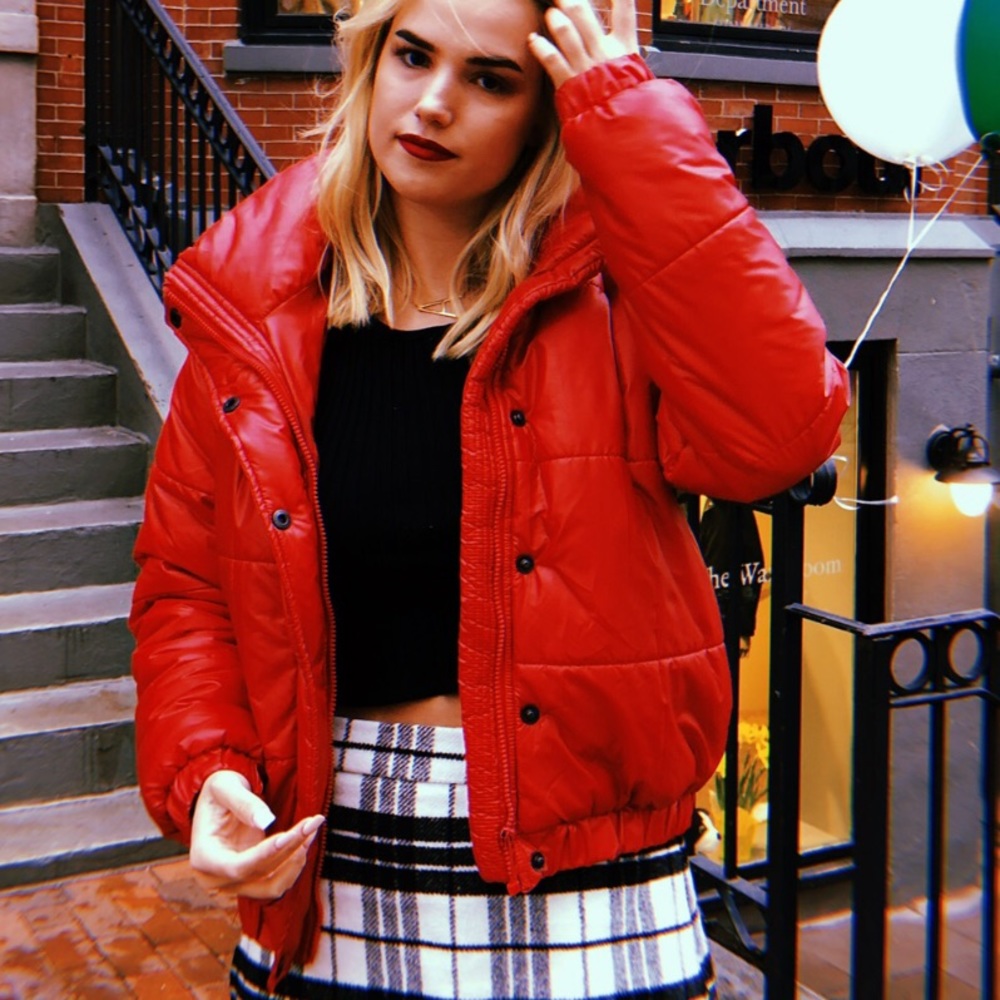 Boohoo puffer jacket